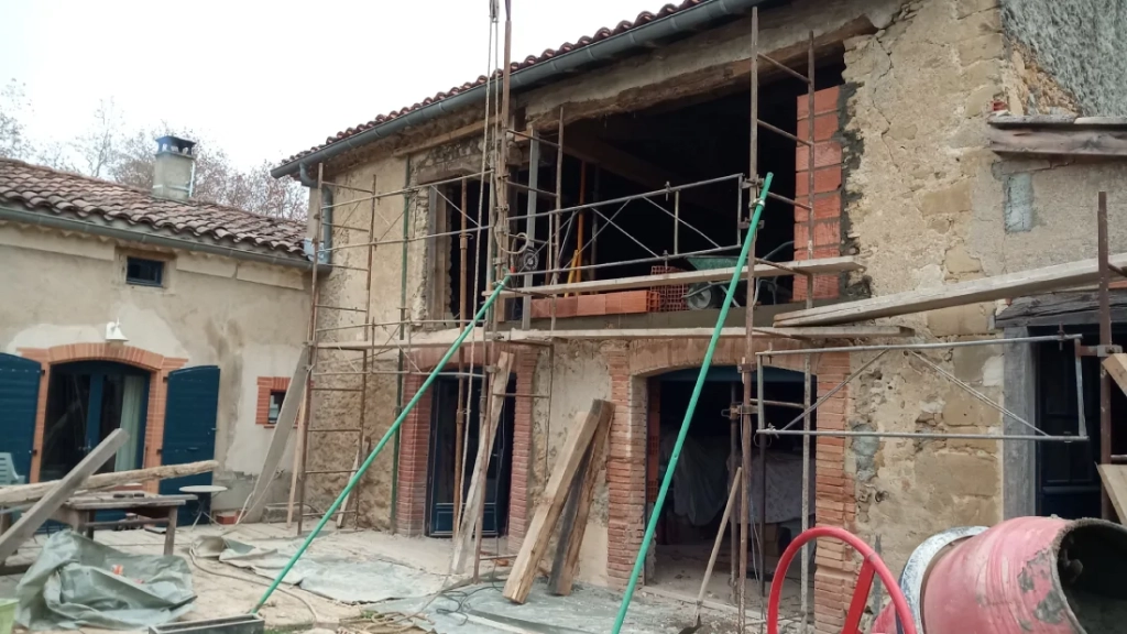 Extension appartement dans une grange